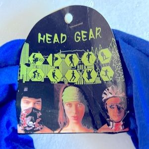 NWT Headgear. NWT. Blue